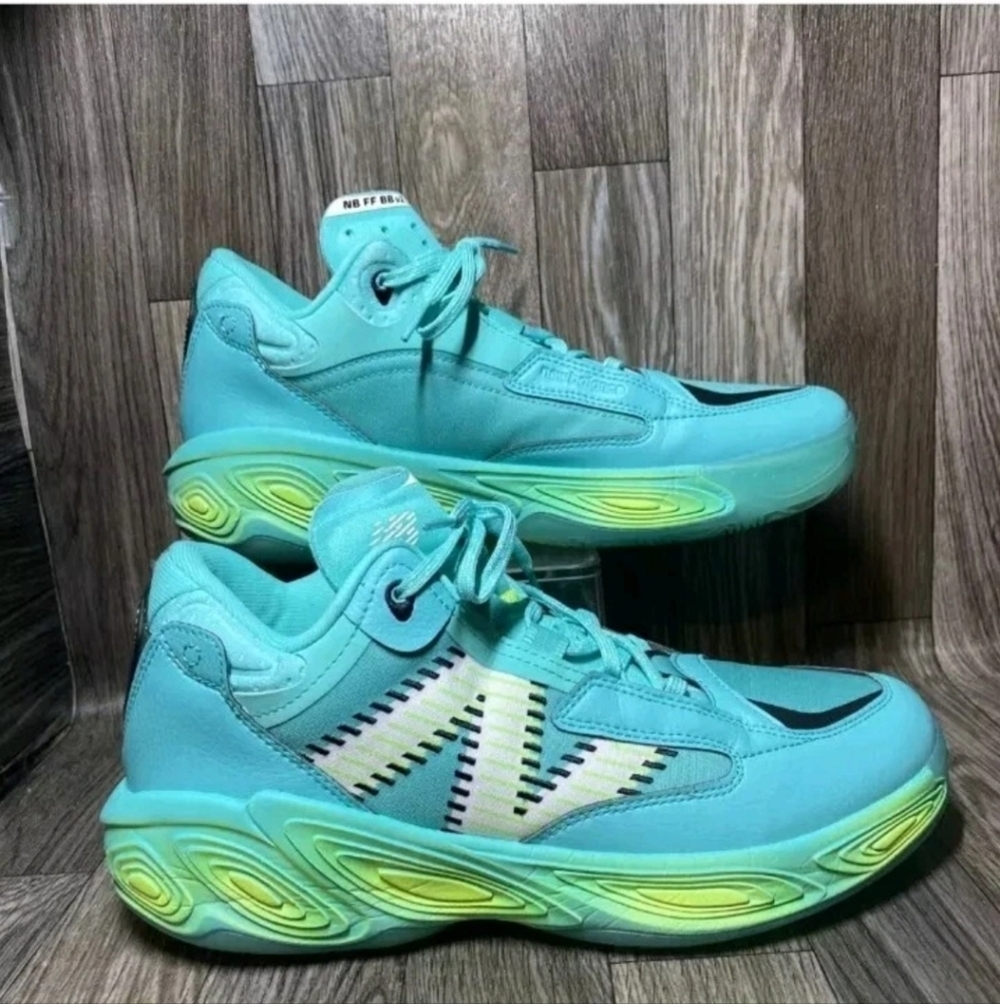 New Balance Fresh Foam BB v2 Cyber Jade Men's Basketball Shoes Size 8